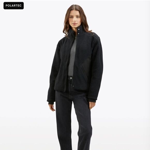 CUT Polartec® Sherpa Full Zip I Polar Classic-Fit Womens Teddy jacket Sweatshirt - Picture 1 of 5